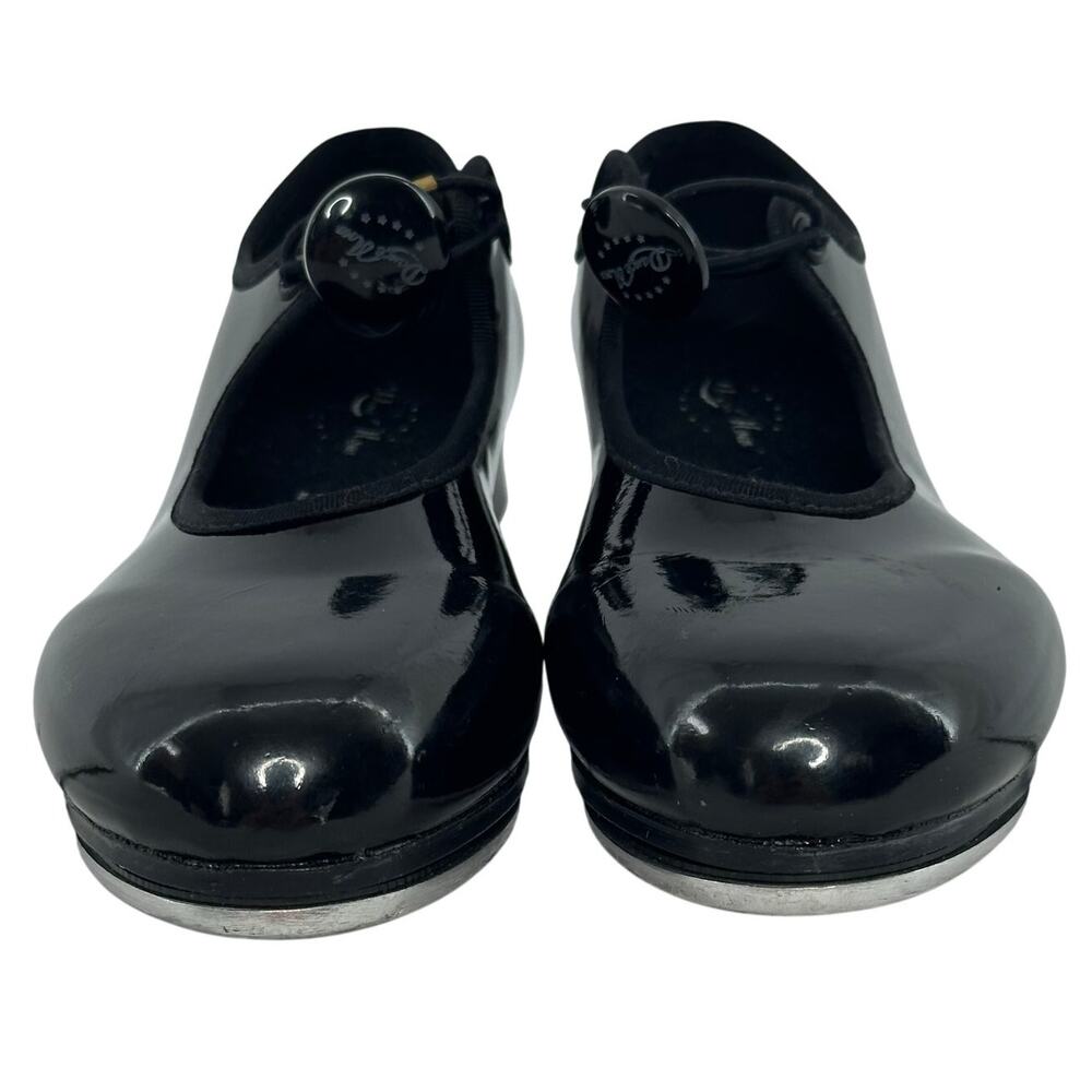 Dance Now Girls Black Tap Shoes 11.5 - Picture 5 of 9